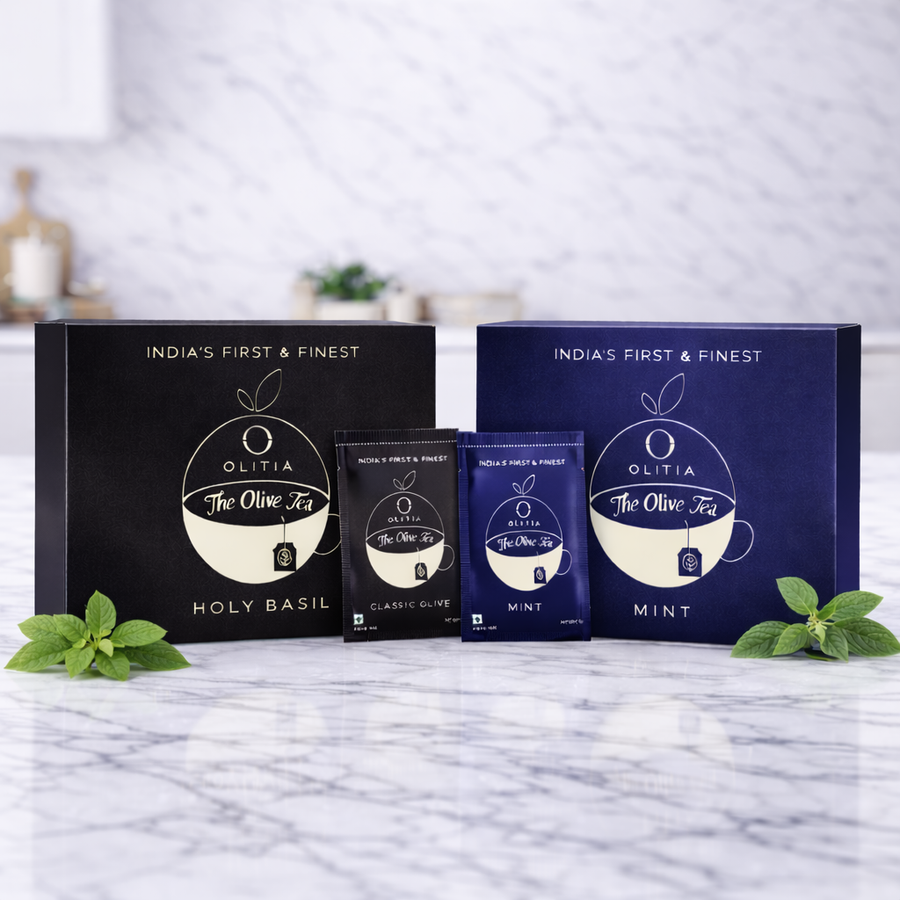 Discover the Wellness of Olive Leaf Tea & Refreshing Mint.
