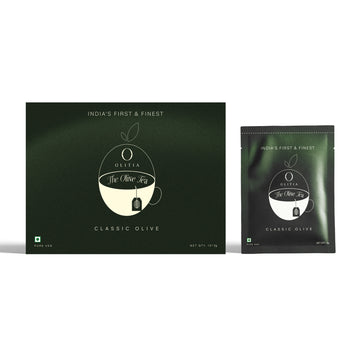 Olitia Tea Classic Olive  , India first olive tea, pack of 15
