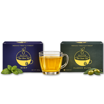 Olitia Tea Combo - Mint & Classic Olive