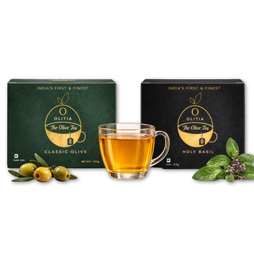 Olitia Tea Combo - Classic Olive & Holy Basil