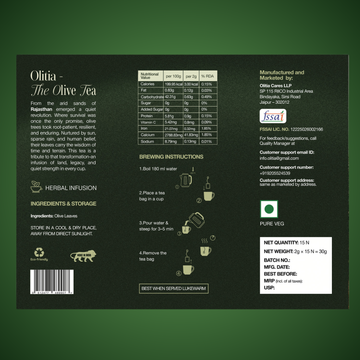 Olitia Tea Classic Olive