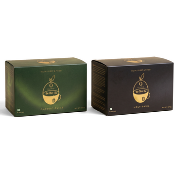 Olitia Tea Combo - Classic Olive & Holy Basil